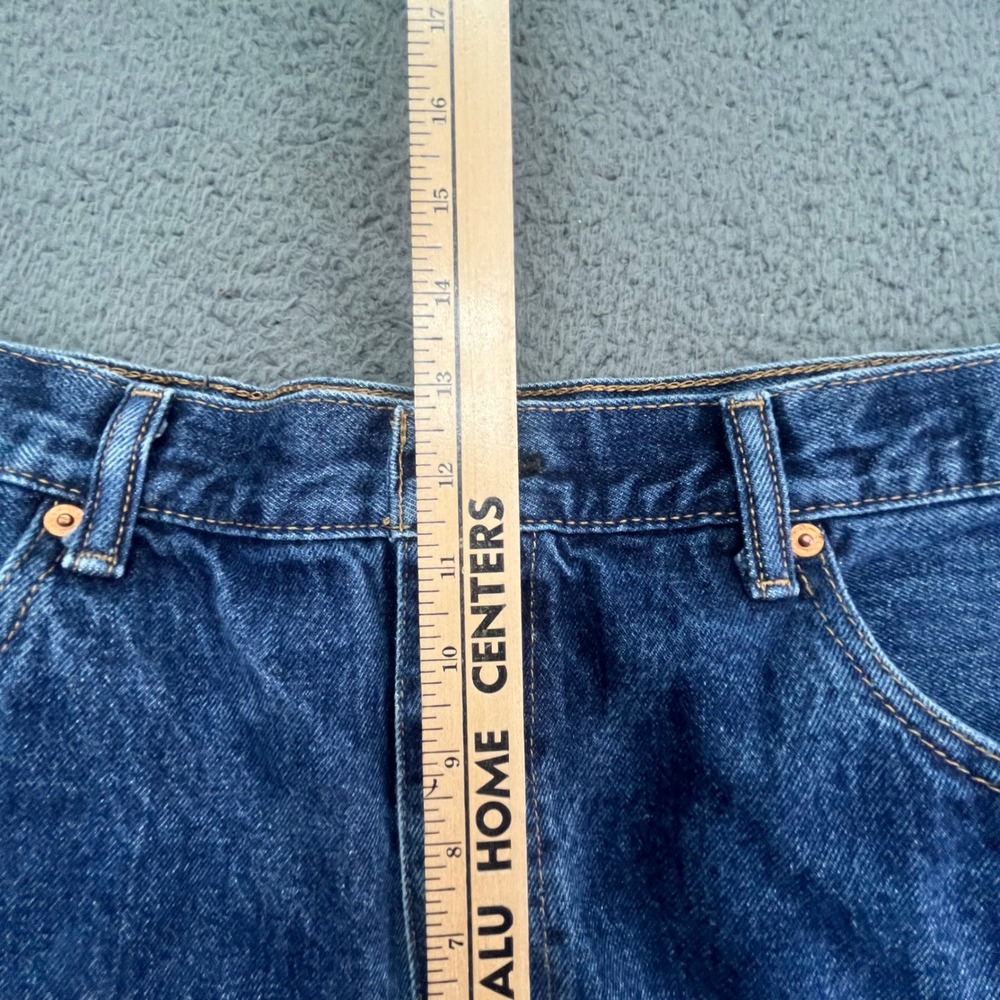 Levi's 501 Straight Leg Jeans Blue Denim Mens W38 L32 Classic Fit Rab View 4
